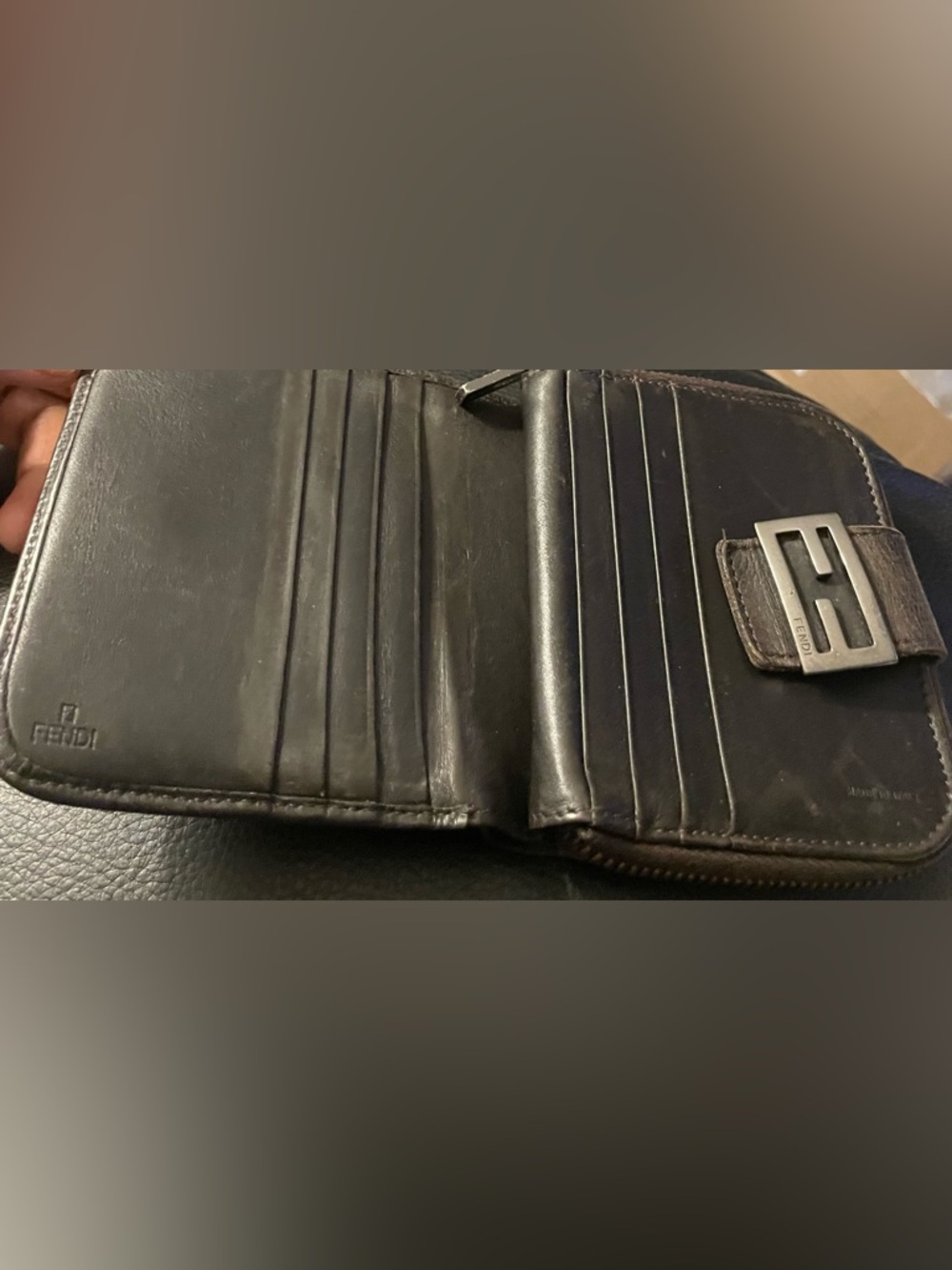 Fendi Brown Monogram Wallet - Picture 5 of 8